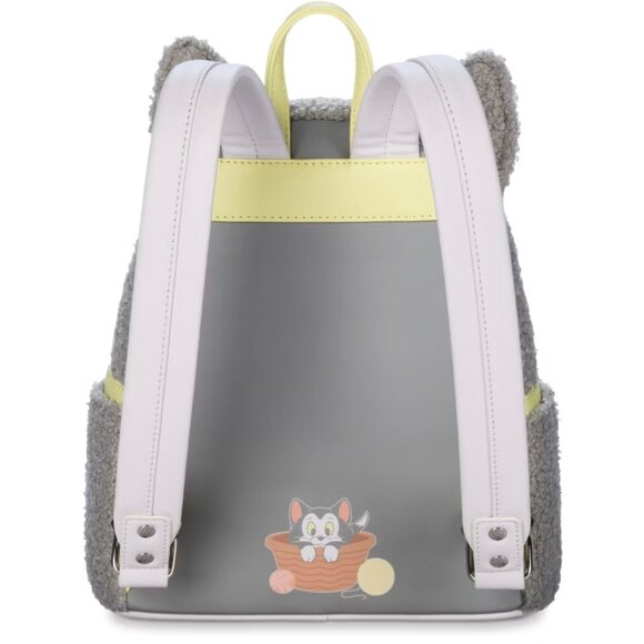 New Loungefly Figaro Pinnochio Cat Disney Chenille Pastel - Picture 2 of 4